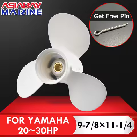 Outboard Propeller For Yamaha 20hp 25hp 30hp 9 7/8*11 1/4 Boat Motor Aluminum Alloy Screw 3 Blade 10