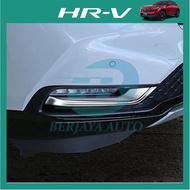 Honda HRV (2022 - 2024) Front Bumper Lower Grille Trim Strips Fog Light Cover Fog Lamp Lining Trim For HRV Berjaya Auto