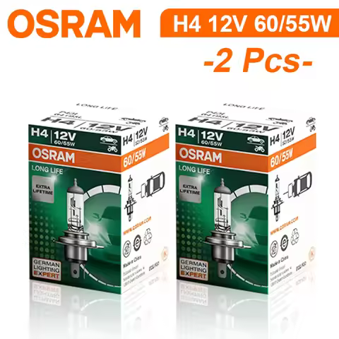 OSRAM Original H4 Headlight Lamp 9003 HB2 64193 Hi/lo Beam Long Life Car Halogen Light Auto Bulb 320