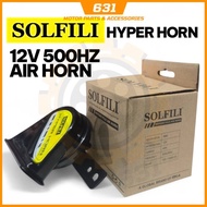 SOFILI 12V MOTORCYCLE AIR HORN HYPER HORN 500HZ SOUND 105 -118dB