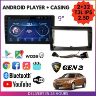 Proton Persona old/ Gen2 2+32GB 9 INCH T3L IPS 2.5D Android Player With Casing And PNP socket (Versi