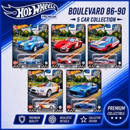 Hot Wheels Premium Boulevard 86-90 Ford Anglia Racer Porsche 935 Honda Accord Toyota Celica GT-Four 