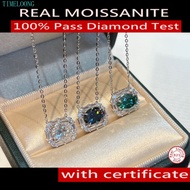Real Moissanite Necklace With GRA Certificate S925 Silver VVS1 3EX D Color 2CT Moissanite Diamond Pe