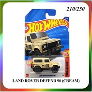 Hot Wheels  LAND ROVER DEFENDER 90 CREAM HW Hotwheels