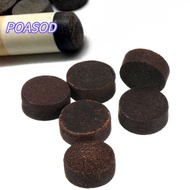 MAYSHOW Billiard Cue Tips, Wear Resistant 9/10/11/12/13mm Pool Cue Tips,  Anti-slip Cowhide High Ela