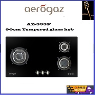 Aerogaz AZ-333SF 90Cm Tempered glass  Gas Stove Cooker Hob | 3 Burner | FREE SHIPPING FAST DELIVERY