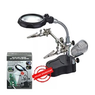 Pcb Clamp / PCB HOLDER Clamp + Enlarger Glass + LED Light T801 hpart33 As Buy