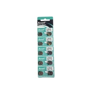 Button Battery Watch LR43 186/1.5V lr44 Accell Round Nafika