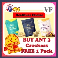 [ANY 3 FREE 1] UMI Premium Quality Prawn Crackers 60g, Fish Flavours Crackers &amp; Sweet Potato Crackers 70g - Keropok