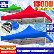 1300DThickened 6x6 8x8 6x10 10x10 10x15 10x20Ft kain kanopi 10x10 tebal kanvas khemah 10x10 canopy 1