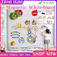 [✅SG Ready Stock] Removable Magnetic WhiteBoard Stickers Office Writing Board Children's Teaching Gr