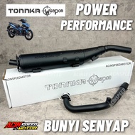 “TERBARU 2025” TONNKA WEAPON BACK PRESSURE EXHAUST Y15ZR LC135 V1-V7 Y16/ 32 35 38 42mm/ TONKA EKZOS