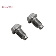 2PCS for  TC4 Titanium Hydraulic Disc Exhaust Screw Mountain Bike Brake Screw Accessories -Silver