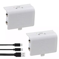 Xbox one / xbox one s / xbox one x / xbox oneelite コントローラー コントローラー用 の2 in1 ケーブル 付き2個 バッテリー