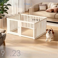 Cage Panoramic Dog muerkkk3 Playpen Large Space Dog Fence Splicing Dog Playpen Transparent Dog Crate