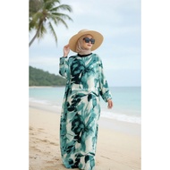 DRESS aloha floral Dress fashion Baju event&PHOTOSHOOT