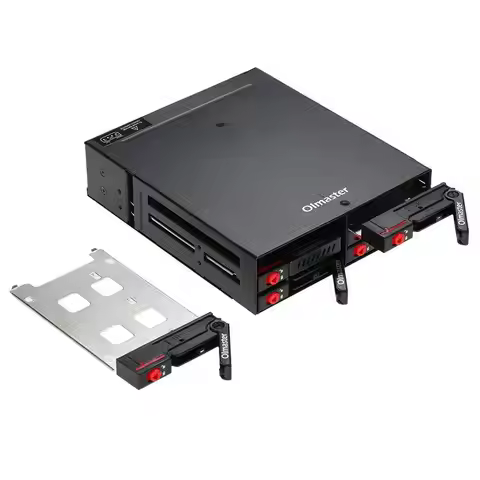 4 Bay 6 Bay 2.5inch SATA SSD HDD Hot Swap Mobile Rack Enclosure 2.5" Hard Disk Enclosure Rack Data S