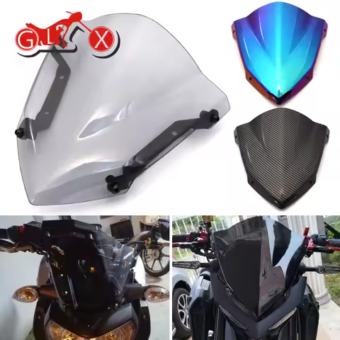 For YAMAHA MT09 FZ09 MT07 FZ07 MT03 MT25 FZ MT 09 07 MT 03 25 Accessories Windshied Windscreen Pare-