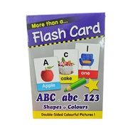 Flash card ABC, abc, 123, Shapes & Colour.