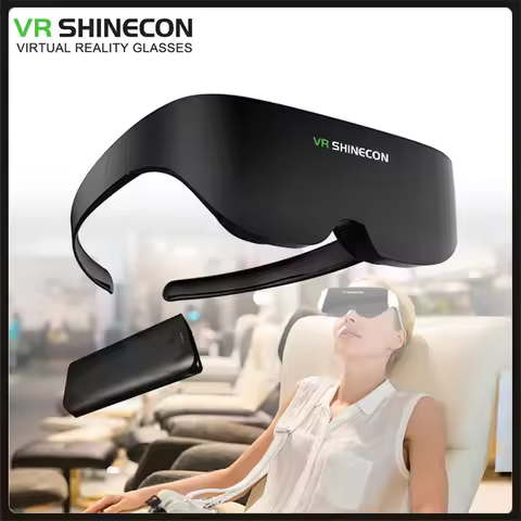 Shinecon 4K VRHeadset AI08 Giant Screen StereoCinema 3D IMAXGlasses ProVirtualReality Glasses All-in