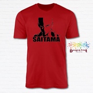 One Punch Man Saitama Vinyl Action_Unisex T-Shirt Tshirt Baju 100% Cotton XS-XXL