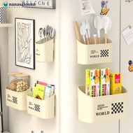NANASALONNN Magnetic Shelf Storage Rack Household refrigerator side Storage Box Large Capacity Home 