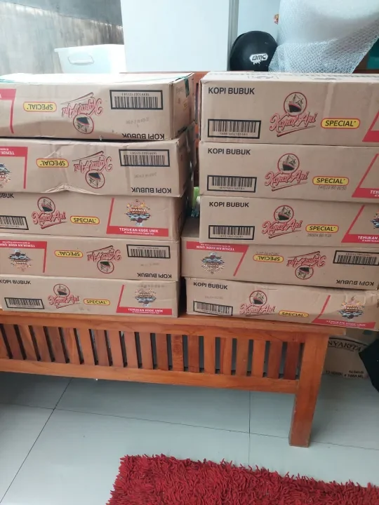 Kopi kapal api mini 1 dus isi 20 renteng-kopi bubuk kapal api mini 65 gram per dus kopi kapal api sa
