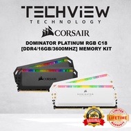 CORSAIR DOMINATOR PLATINUM RGB C18 [DDR4 / 16GB / 3600MHZ] MEMORY KIT