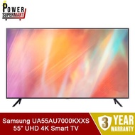 Samsung UA55AU7000KXXS 55 Inch UHD 4K Smart TV. Crystal Processor 4K. PurColour Technology. Bezeless Design. Safety Mark Approved. 3 Year Warranty