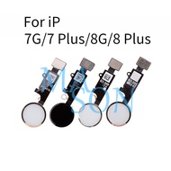 For Phone 7 7 Plus 8 8 Plus Home Button Flex Cable Repair Parts With Rubber