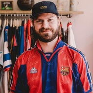 Ronaldo #9 FC Barca Home 1995-1997 FCB R9 95-97 Official Merchandise Resmi Original Authentic Jersey