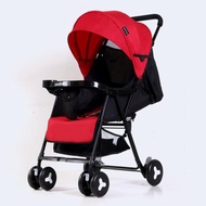 Folding stroller for babies qq3 seebaby with airy mesh positions in summer