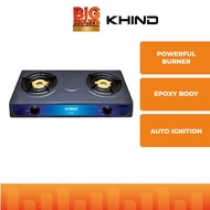 Khind 2 Burner Gas Stove GC1090 Table Top Double Cooker Strong Flame