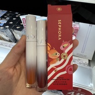 [Sephora] Sephora Sephora Little Linglong Diamond Bright Lip Glaze Golden Years Orange Peel Morning 