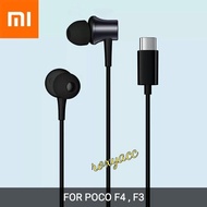 HEADSET / EARPHONE POCO F4 F3 STEREO BASS USB TYPE C