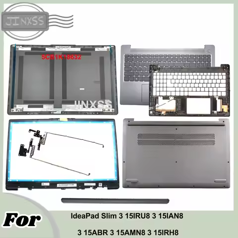 5CB1K18632 Gy New For IdeaPad Slim 3 15IRU8 3 15IAN8 -15ABR -15AMN8 -15IRH8 Lcd Back Cover Bezel Pla