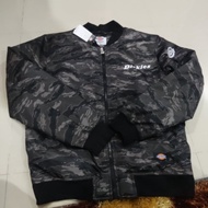Jacket Bomber Pria Outdoor Dickies Army Camo Dark Grey Original Murah