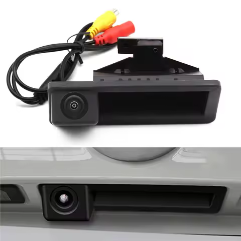 Car Rear View Backup Camera Trunk Release Switch Handle For BMW 1 3 5 X1 X5 Series E60 E82 E84 E88 E