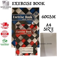 A4 EXERCISE BOOK A4 / BUKU PENULISAN A4 60GSM 100PAGES / 120PAGES (READY STOCK)