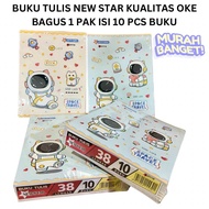Buku tulis murah newstar 38 lembar motif astronot / kuromi