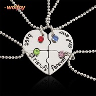 YOLANDA Friendship Necklaces Friend Love Necklace Best Friend Froever Womens Necklace
