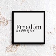 Wall-mounted 15x15 square frame specialized for decor