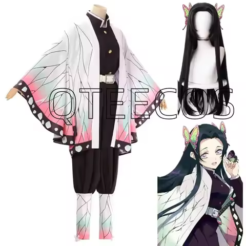 bilibili Demon Slayer Kochou Kanae Cosplay Costume Adult Anime Kimetsu No Yaiba Shinobu Kochou Hallo