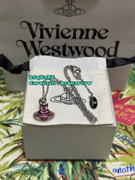 (有現貨！不用提問🙏🏻) 2026秋冬 Vivienne Westwood FABIANNA Pendant 合金 琺瑯 立體愛心 心心 心形 土星 頸鏈 頸鍊 項鏈 項鍊  (保証正貨及全新) 玫瑰