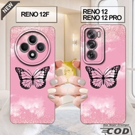 Oppo RENO 12 case _ oppo RENO 12F case _ oppo RENO 12 PRO case - flexible clear black silicone case