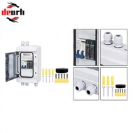 PV Combiner Box Dust Resistant Design 40A Circuit Breaker IP65 Waterproof Rating