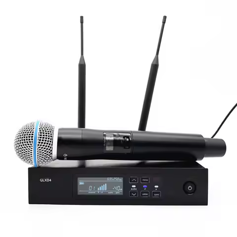 QLXD4 BETA58A one for one true diversity wireless microphone Professional Wireless Microphone Stage 
