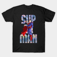 Vintage Man of Steel T-Shirt – Superman Power Design Authentic Cotton 1 Wrinkle Resistant Tight