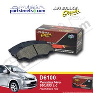 Olymas Front Brake Pad - Perodua Viva 660/850 1.0 - D6100 (1set)