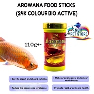 DL AROWANA FOODSTICKS (24K COLOUR BIO ACTIVE) 110G+-